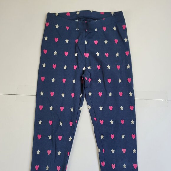 Spotted Zebra Leggings Girl Striped Heart/Star Print - Picture 10 of 14